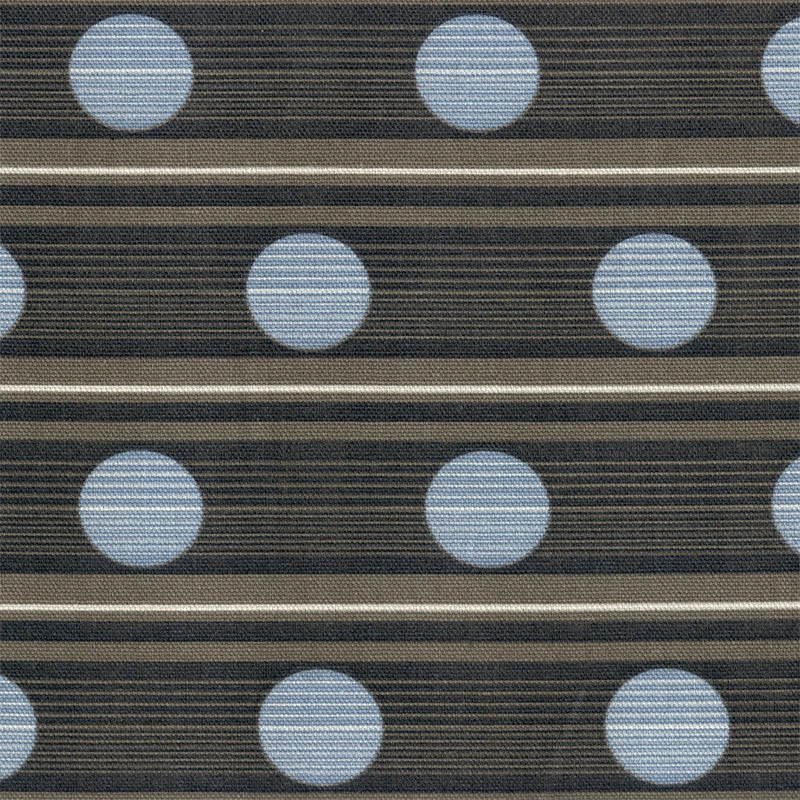 Route Arsenic Barcode Stripe Circle Print Upholstery Fabric Order Product
