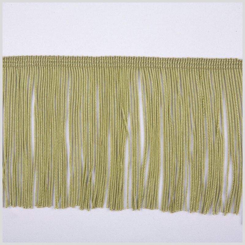 Sage Green Chainette Fringe – 4″
