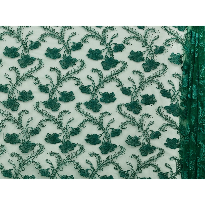 120cm Indo Embroidered Diamond Tulle BF661-5 BF661-5