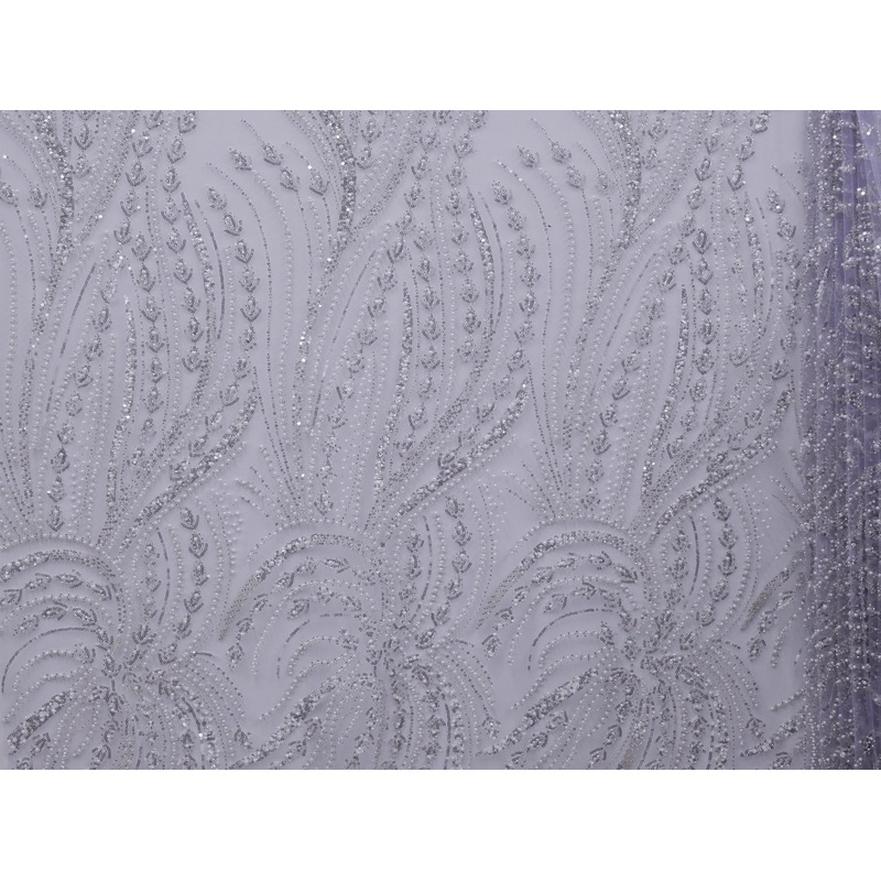 130cm Alma Beaded Sequins Tulle BF701-2 BF701-2