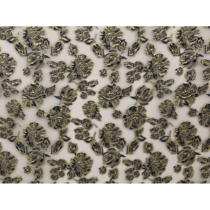 145cm Trendy  Organdy Brocade  DR2136-4 DR2136-4