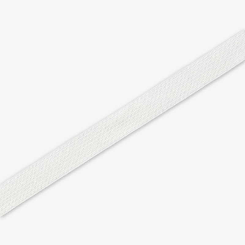 CLEARANCE SALE | Elastic Knitted 15mm White Per Meter