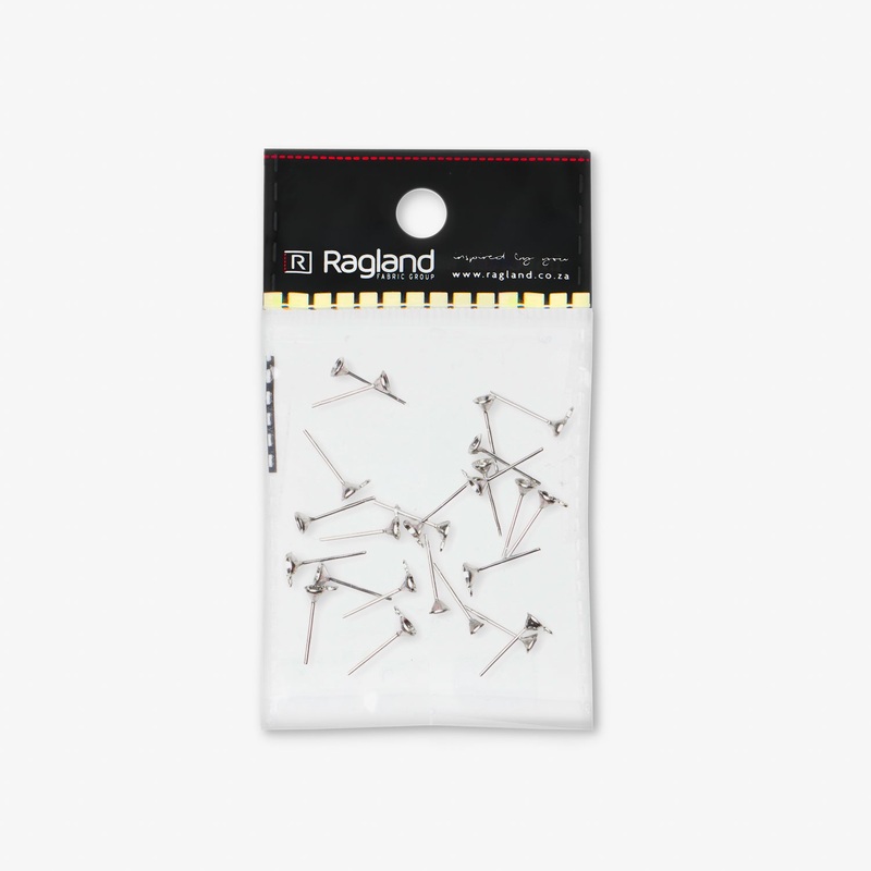 Earring Pieces (24 Pieces) Pack of 24 Small Head