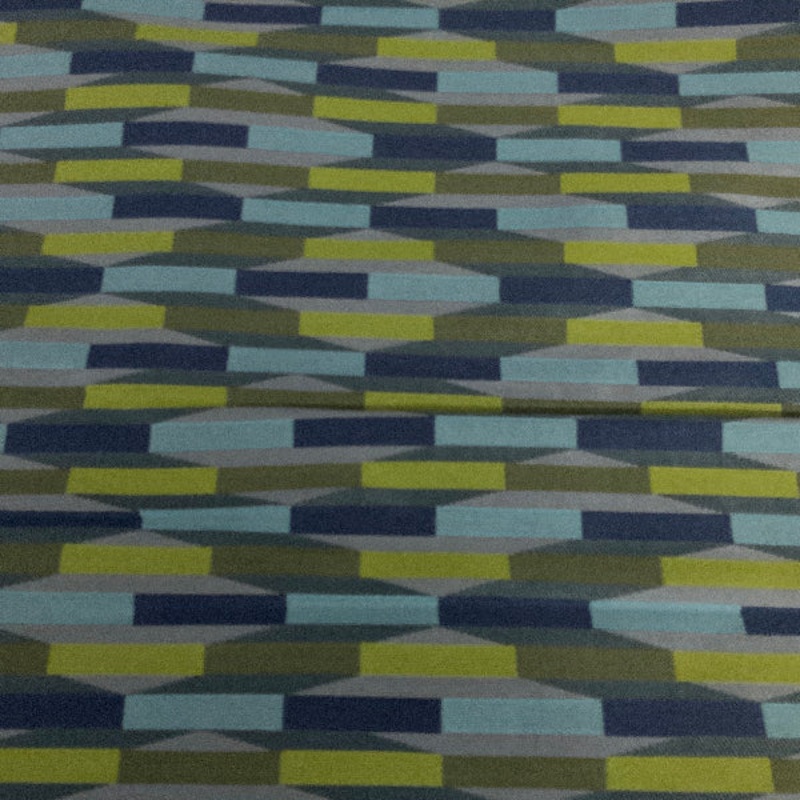 Momentum Level Bayou Irregular Stripe Crypton Blue Upholstery Fabric Order Product