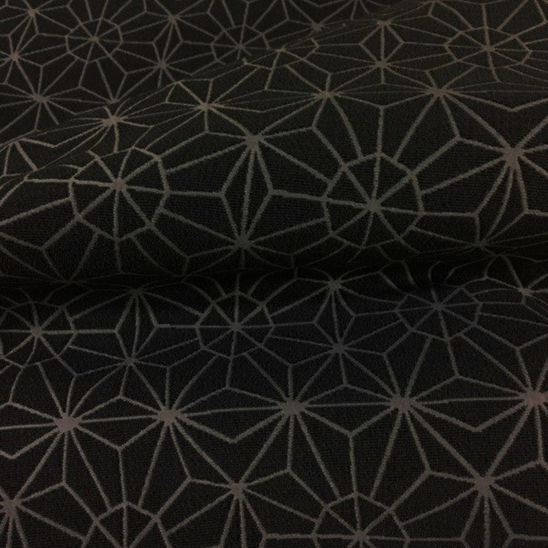 Remnant of D.L. Couch Galaxy Solar System Geometric Gray Upholstery Fabric Order Product 1
