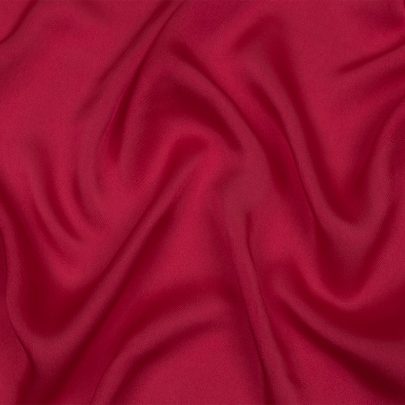 Satin-Faced Silk Chiffon – Hot Pink – Famous Australian Designer