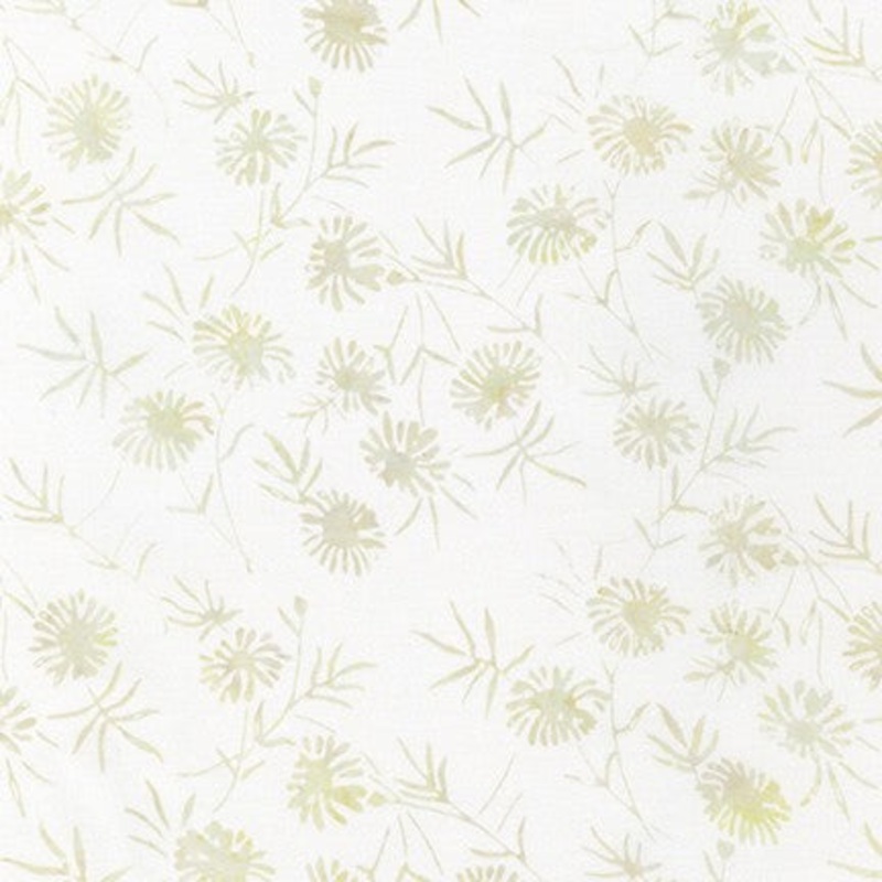 Watercolor Blossom Batiks Ivory