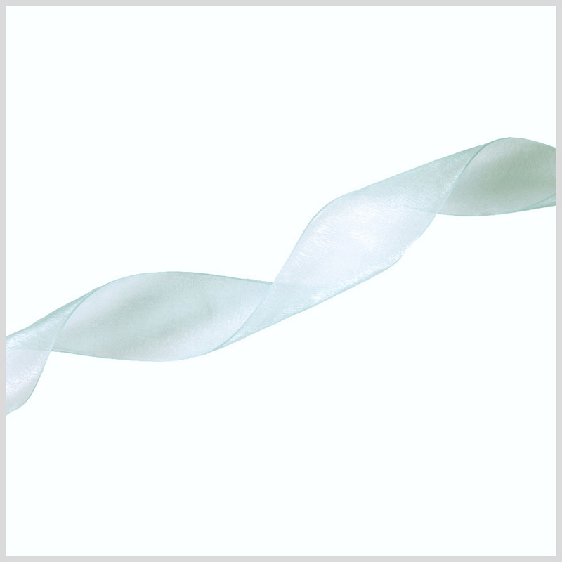 1/4″ Aqua Organza Ribbon