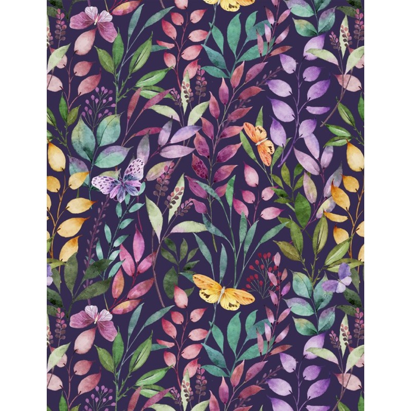 Botanical Magic 3022-32068-675 Purple Multi