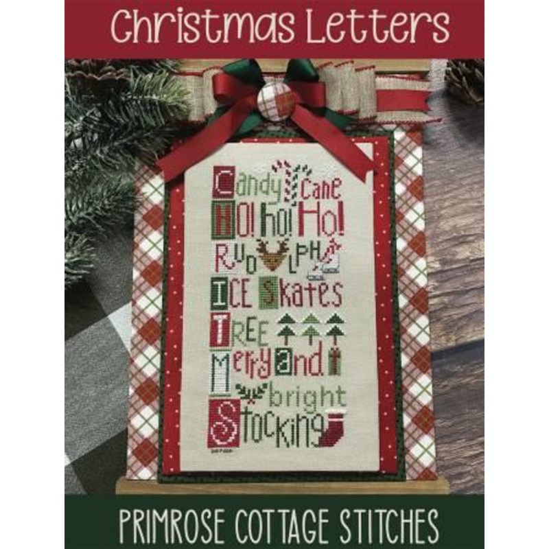 Christmas Letters Cross Stitch Pattern – Primrose Cottage