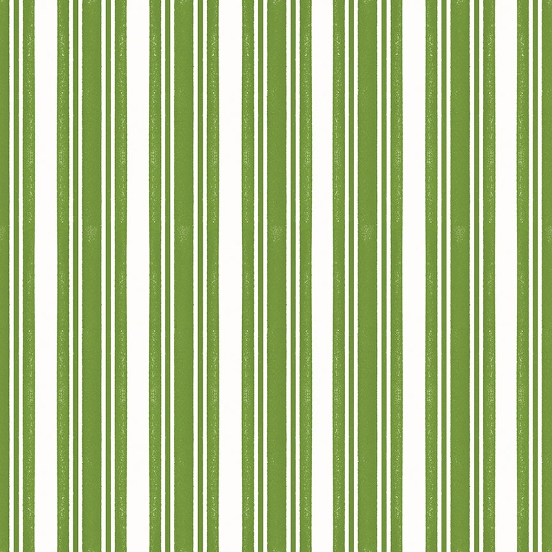 Classic Christmas / Stripe in Green