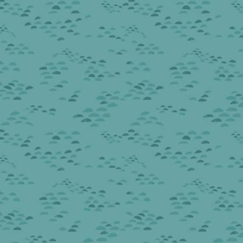 CLEARANCE – Jungle Jive –   by Clothworks – Y3115-103 – Light Teal