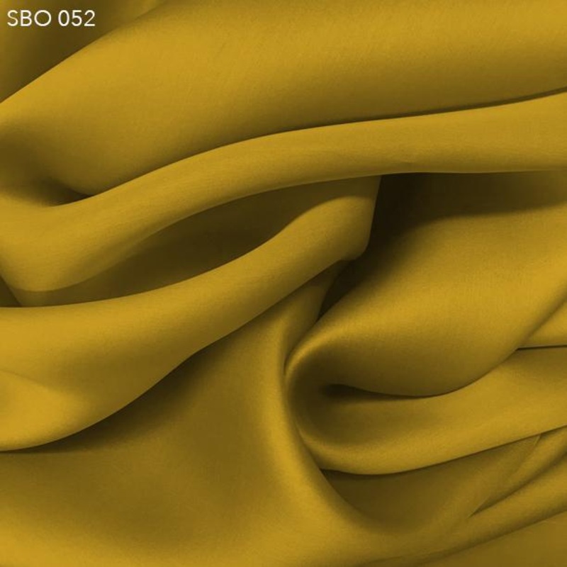 Satin Faced Organza – Mustard Gold Fabric by the Yard