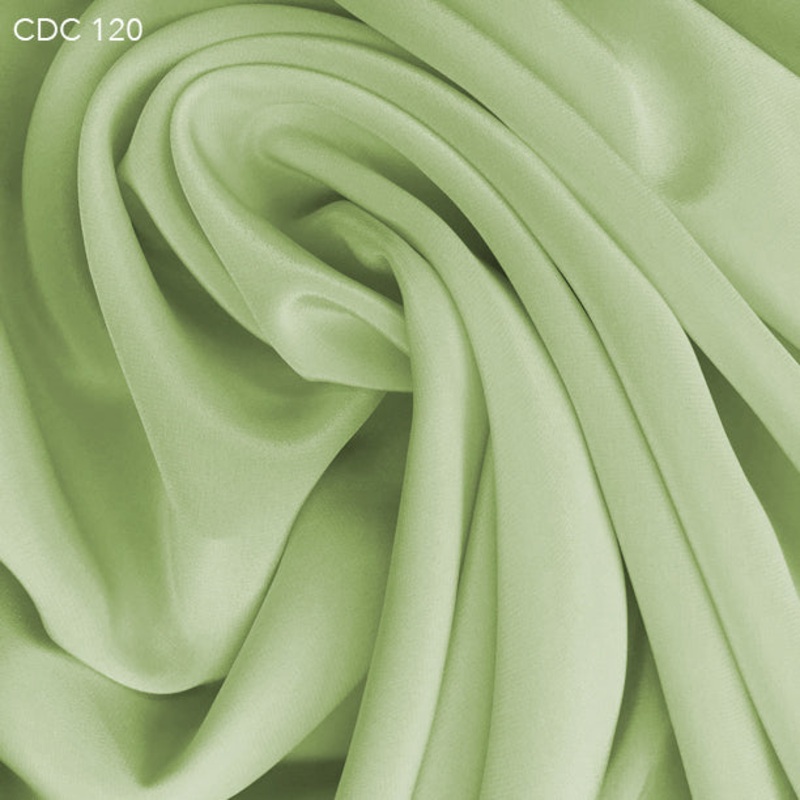 Silk Crepe de Chine – Seafoam Green Fabric by the Yard