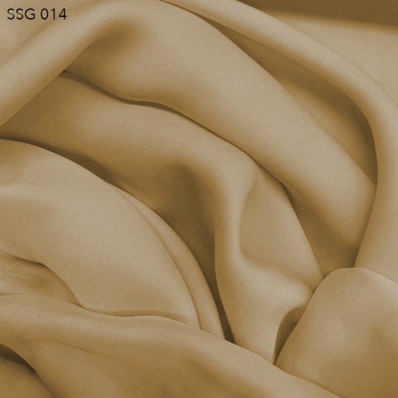 Silk Georgette – Biscotti Brown Fabric by the Yard
