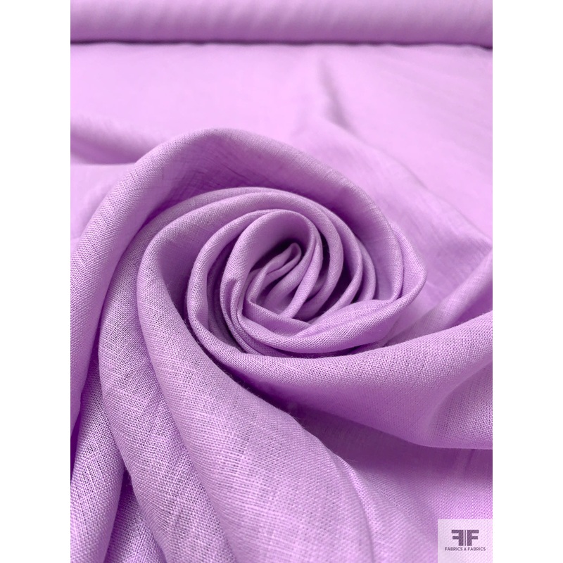 Solid Lightweight Linen – Lilac Fabric by the Yard