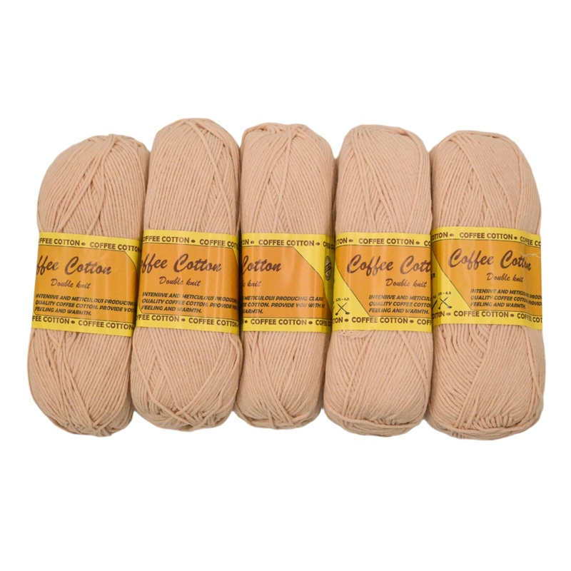 5pc 100g Coffee Cotton 1000000481525