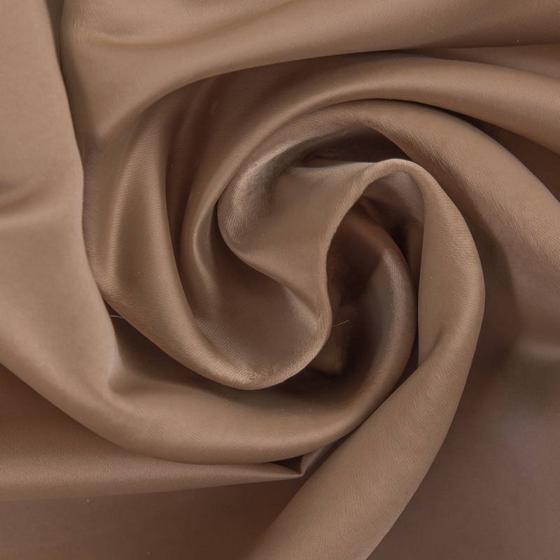 Cornstalk Beige Polyester Duchesse Satin