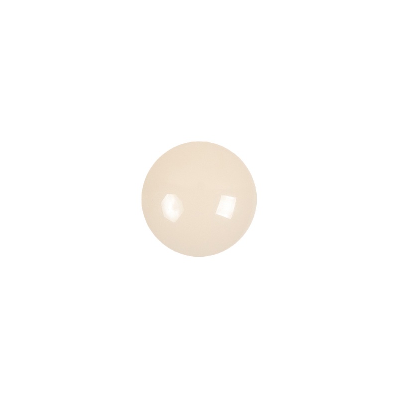 European Beige Self Back Glass Button – 18L/11.5mm