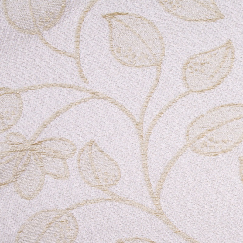 Khaki Floral Chenille