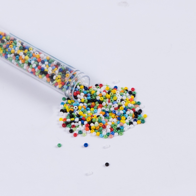 Opaque Multicolor Czech Seed Beads – Size 10