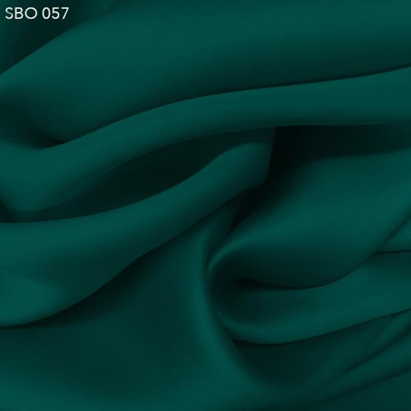 Satin Faced Organza – Deep Teal Fabric by the Yard