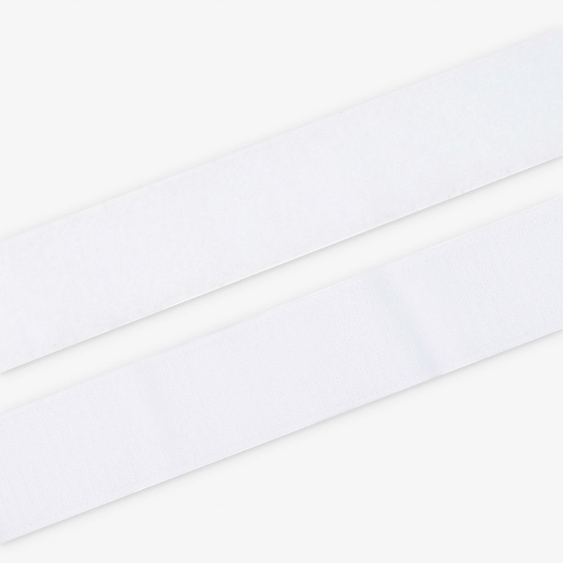 Self Adhesive Velcro 50mm White Per Meter