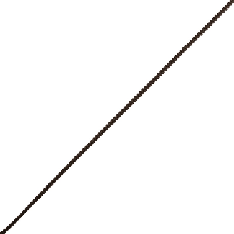 Brown Cotton Blend Braided Trim – 0.1875″