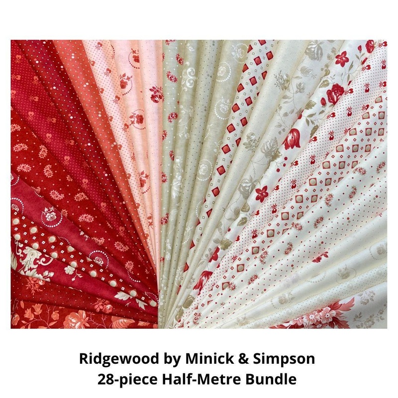 CLEARANCE – Ridgewood – Half Metre Bundle – 28 Pieces