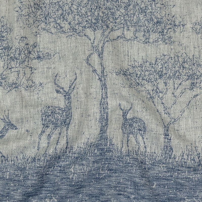 Drapery Jacquard Panel – Danube Antelope in the Wild – British Imported