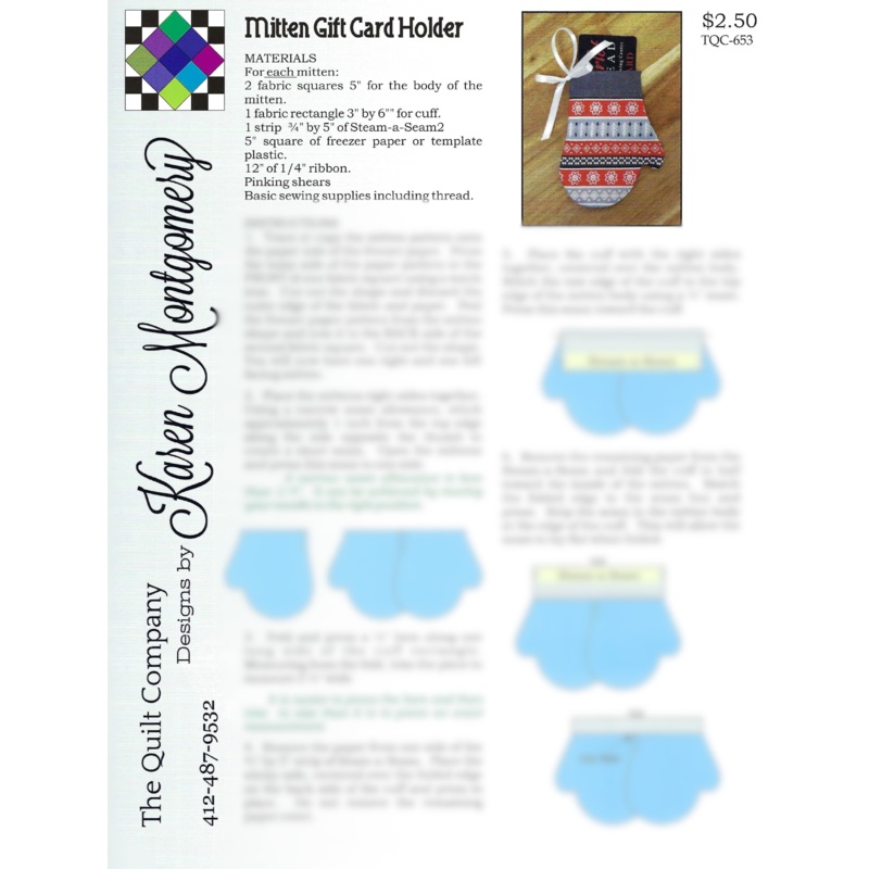 Mitten Gift Card Holder