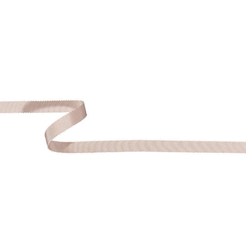 Primrose Pink Recycled Polyester Petersham Grosgrain Ribbon – 9mm