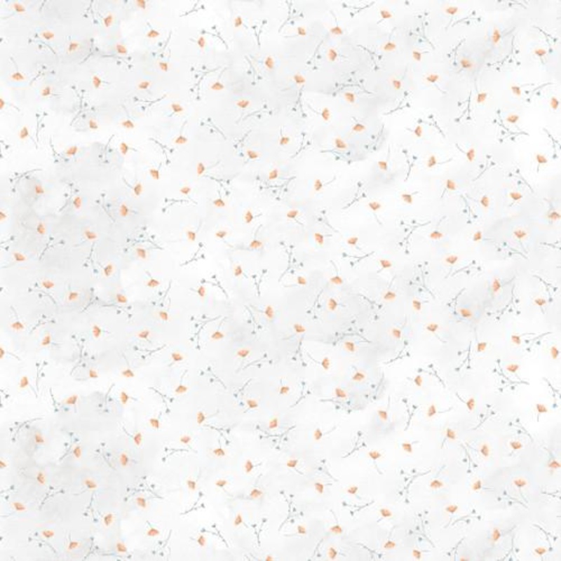 Soft Spoken  1646-33 – Cantelope Daisy and Ditsy