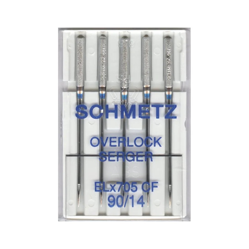 90/14 Chrome Serger Needles