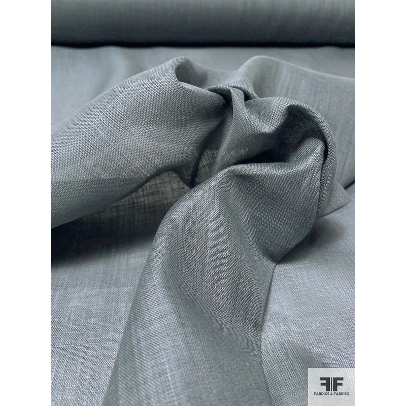 Fine Solid Linen – Pewter Grey Fabric by the Yard