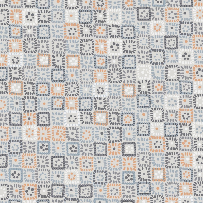 Kashmir Kaleidoscope Gray Multi