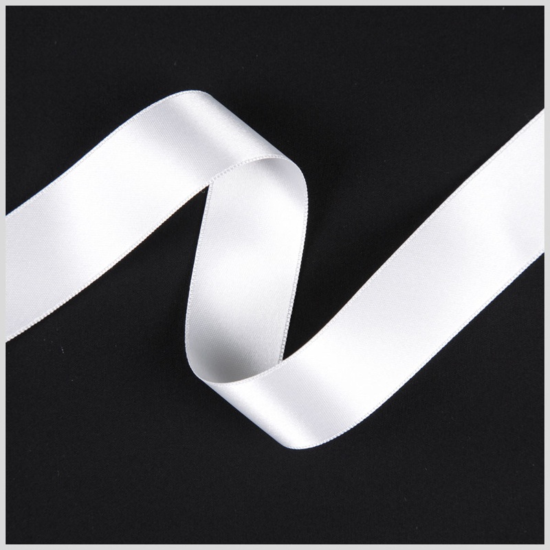 1.5″ Off-White Double Face French Satin Ribbon