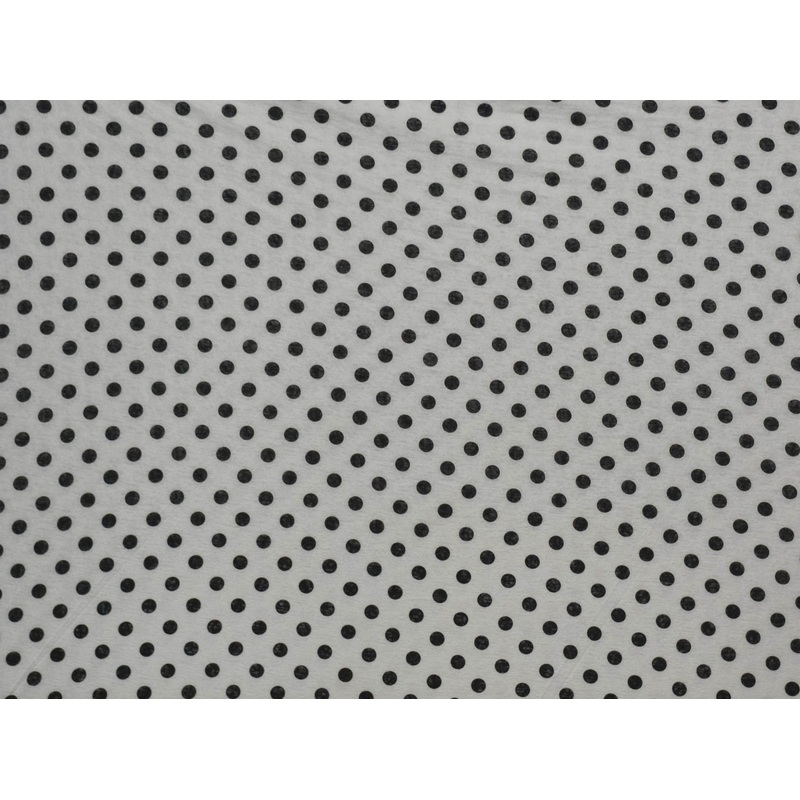 147cm Korean Polka Dots Polyspan DR1821-14 DR1821-14