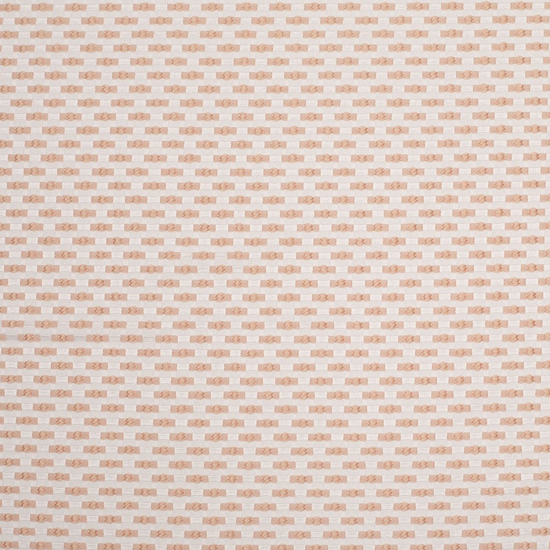 Beige on Ivory Polka Dotted Polyester Jacquard