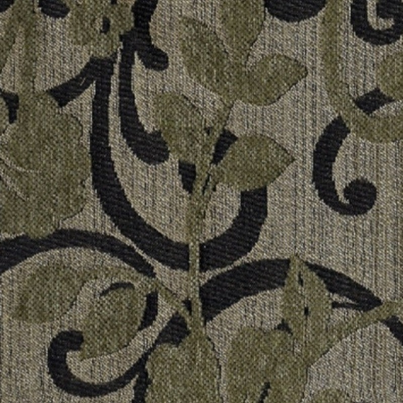 Keilanna  Jade Floral Vine Pattern Beige Upholstery Fabric Order Product