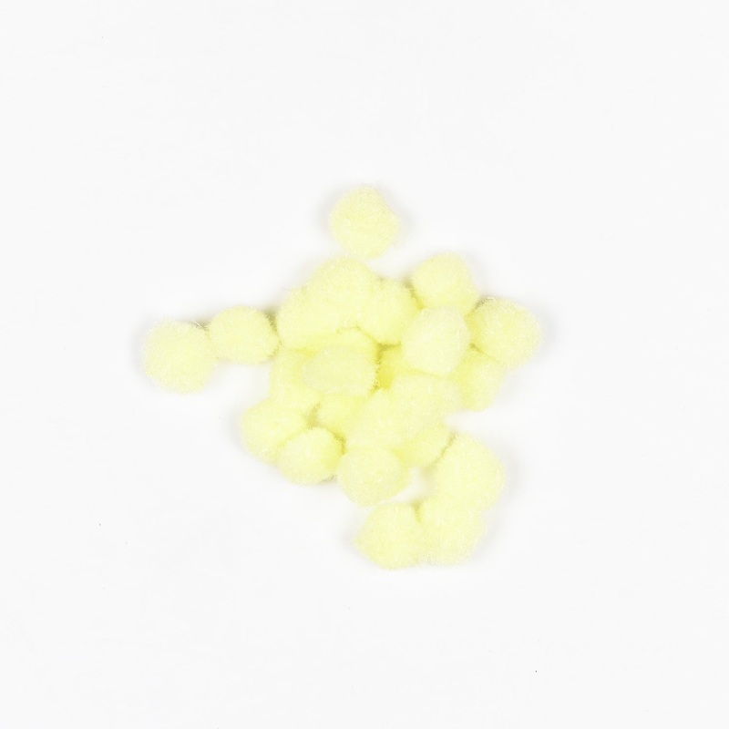 Pom Poms – Yellow 15mm | 25pc TBD
