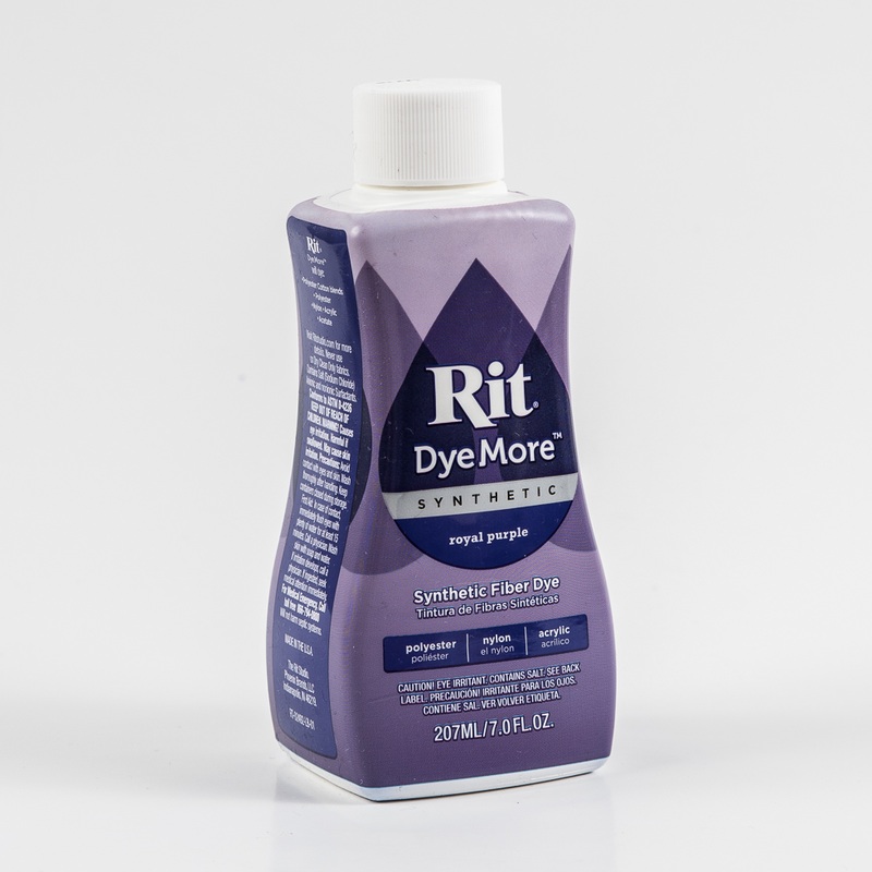 Rit DyeMore Synthetic Fiber Dye – Royal Purple – 7oz Bottle