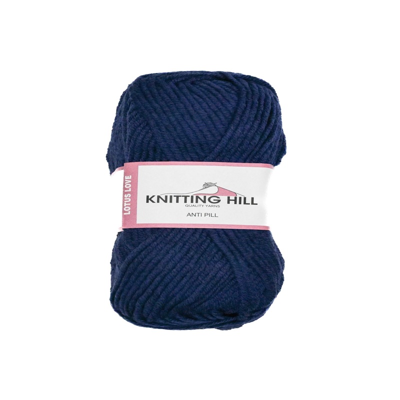 100G Knitting Hill Lotus Love Indigo Blue 2000000002378