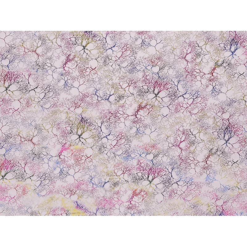 145cm Multi Colour Foil Fancy Organza DR2470-7 DR2470-7