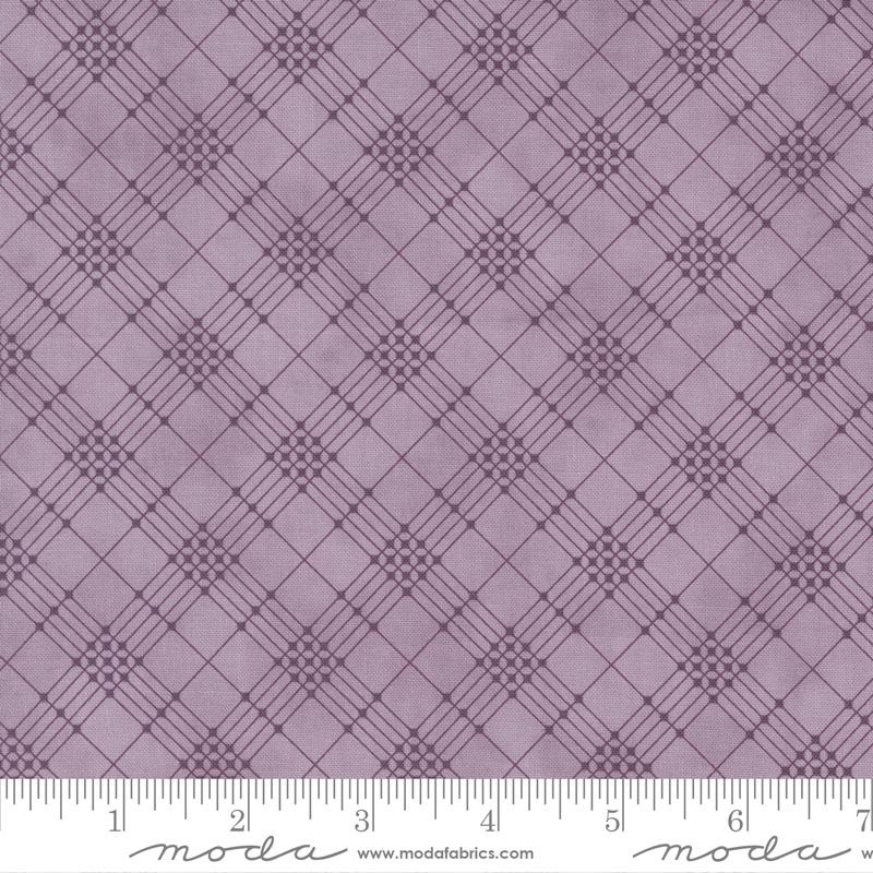 CLEARANCE -REMNANT 0.75M Iris and Ivy – Plaid52256-14 – Lavender