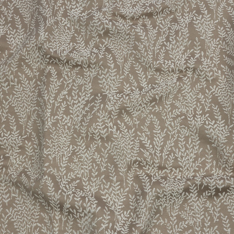 Drapery Jacquard – Putty Little Leaves – British Imported