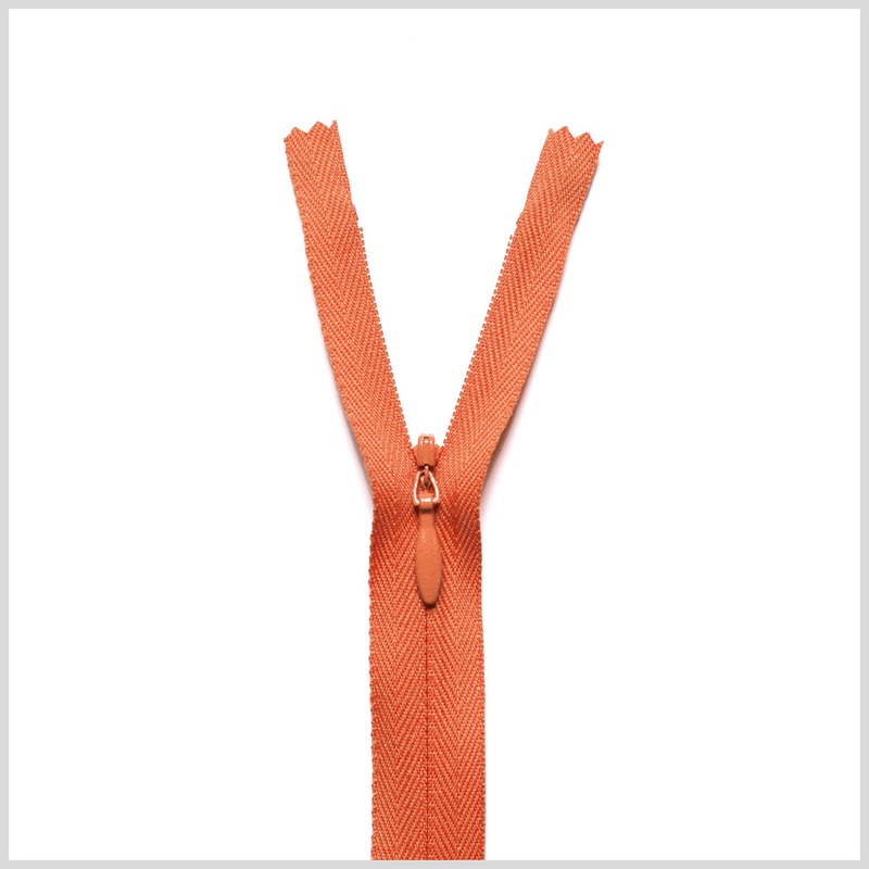 Invisible Zipper 9″ by YKK – 053 Bright Orange