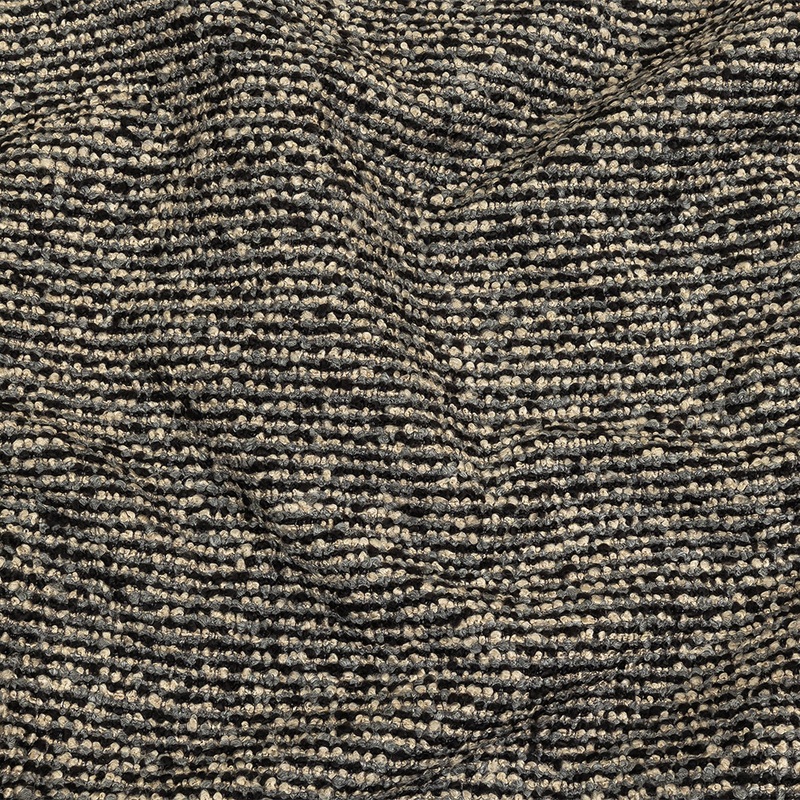 Onyx Striped Acrylic Upholstery Boucle