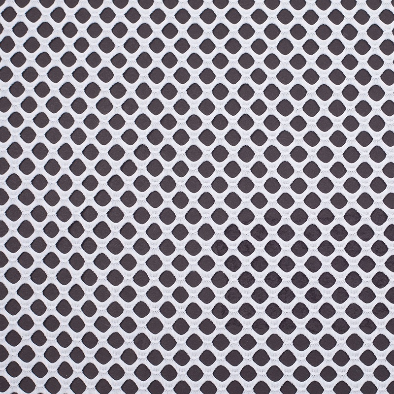 Optic White Fishnet Crochet