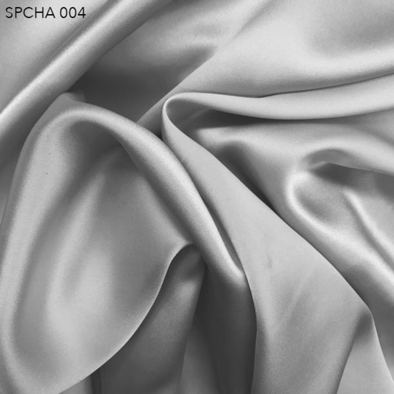 Silk Charmeuse – Evening Grey Fabric by the Yard